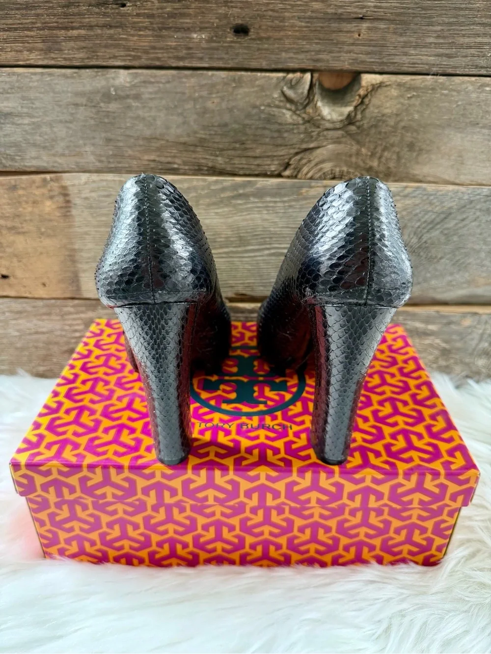 TORY BURCH | Delilah Snakeskin Pumps